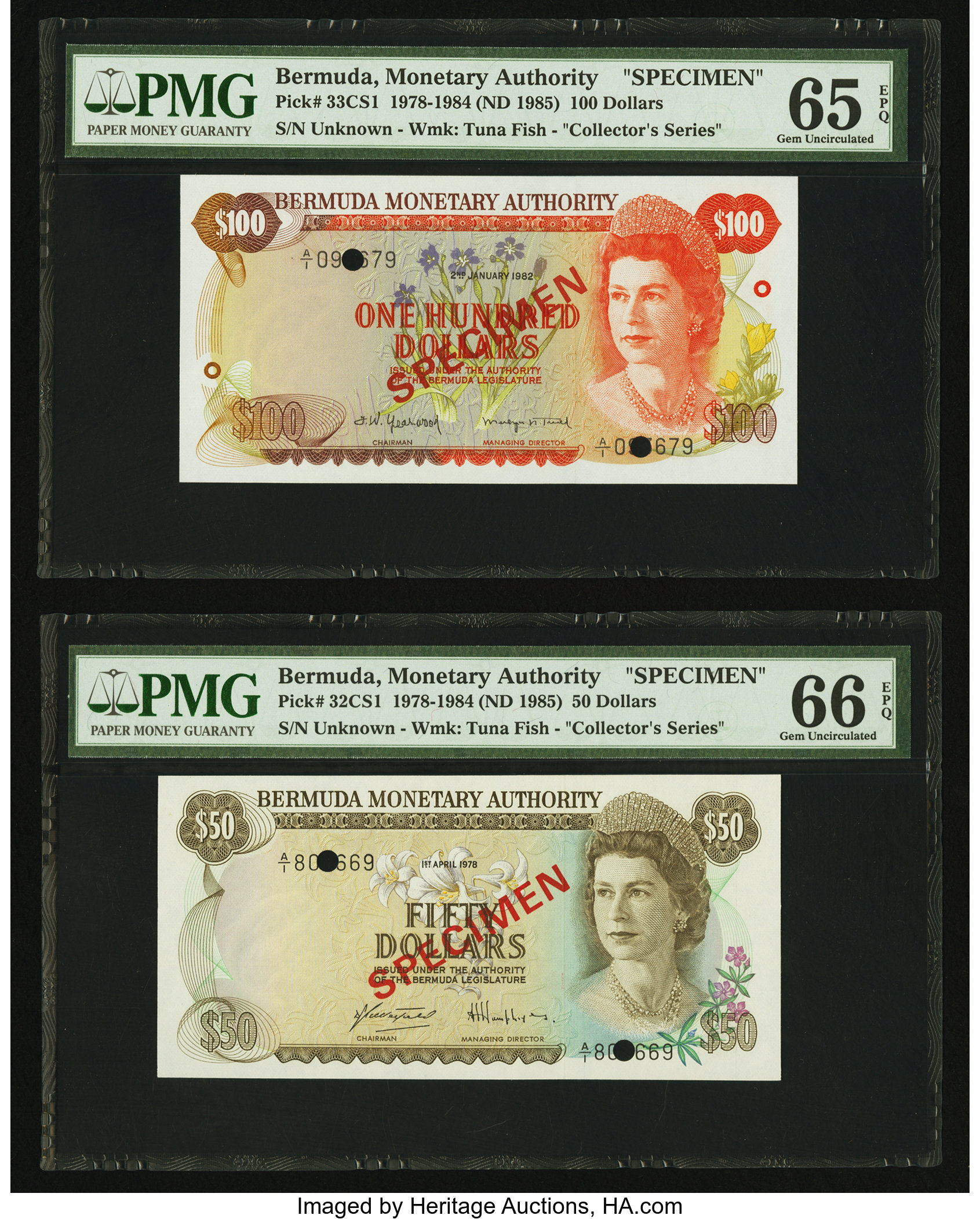 image for: Bermuda  100 dollars (B206b)