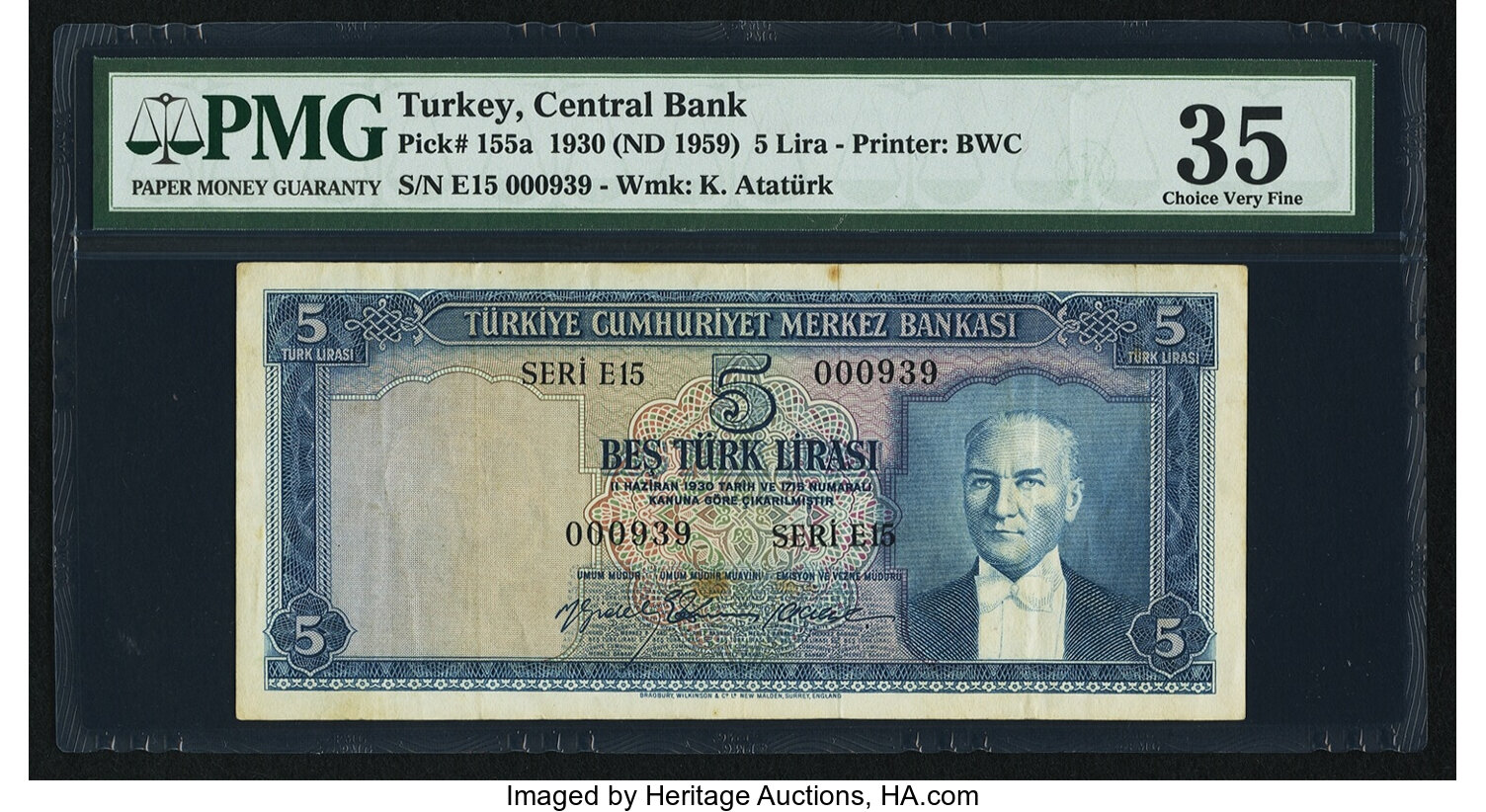 image for: Turkey  5 T?rk liras? (B236a)