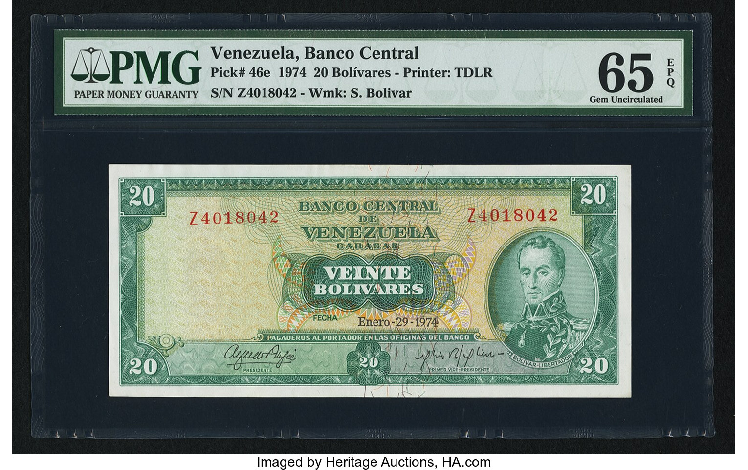 image for: Venezuela  20 bol?vares(B316ds1)