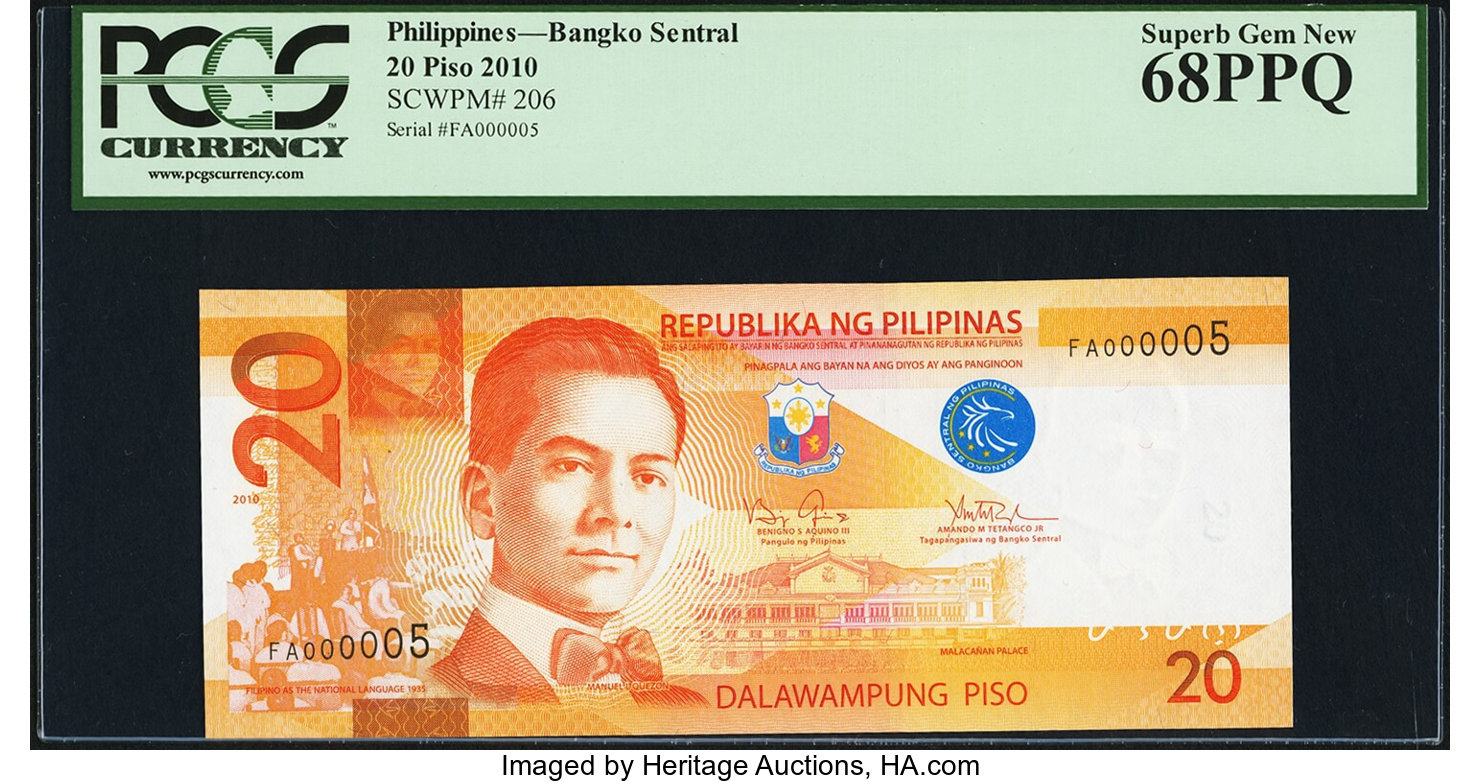 image for: Philippines  20 piso (pesos) (B1077a)