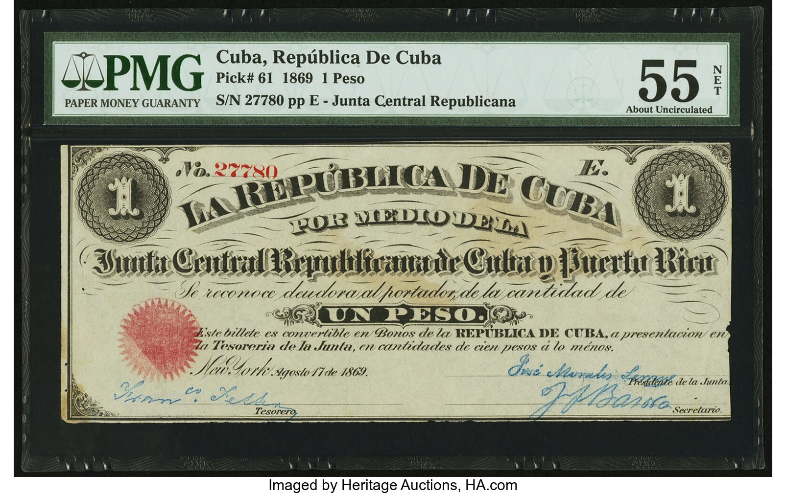 image for: Cuba  1 peso(B601a)