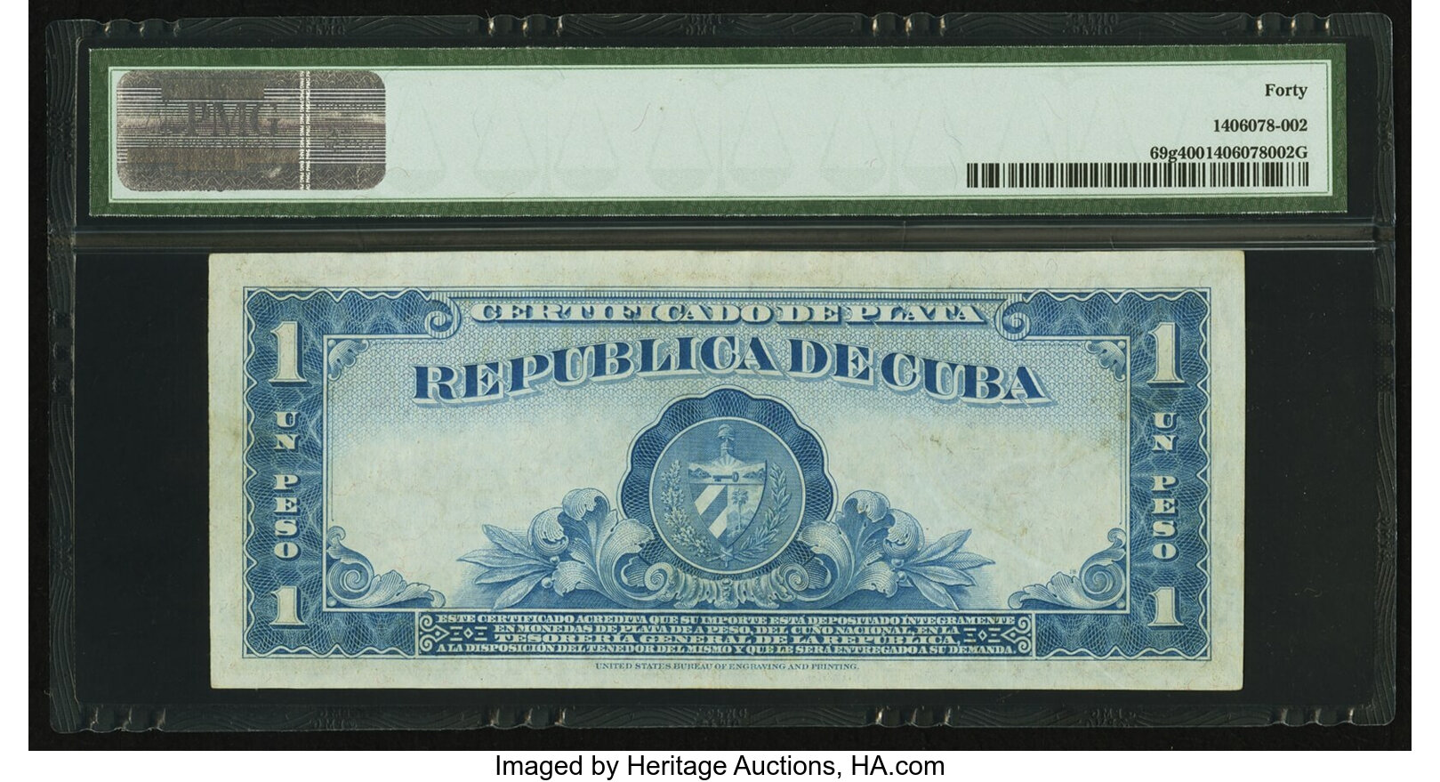 image for: Cuba  1 peso(B401h)