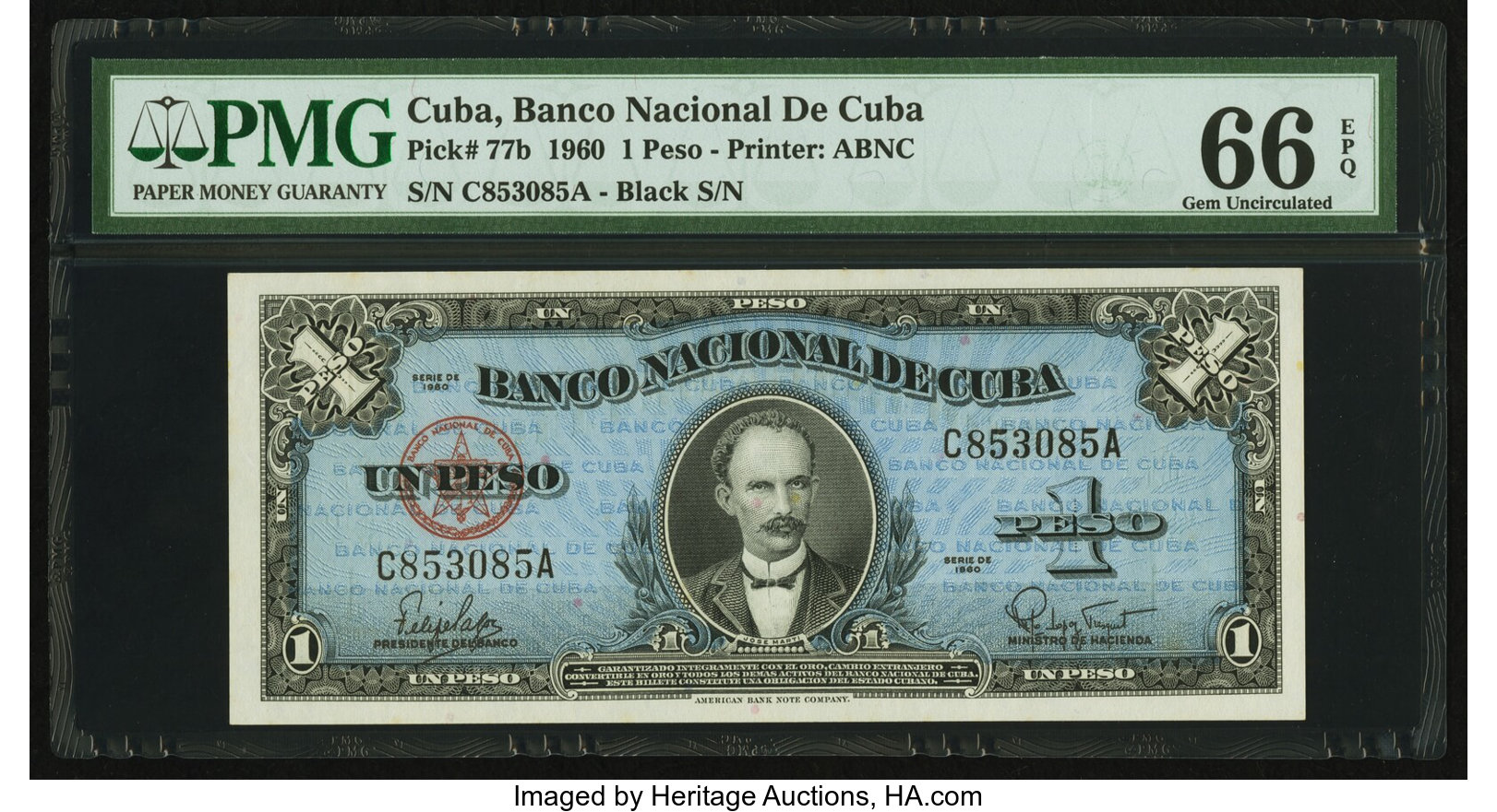 image for: Cuba  1 peso (B801b)