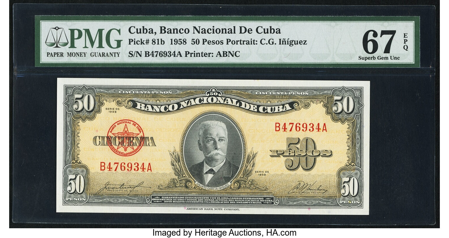 image for: Cuba  50 pesos (B805c)