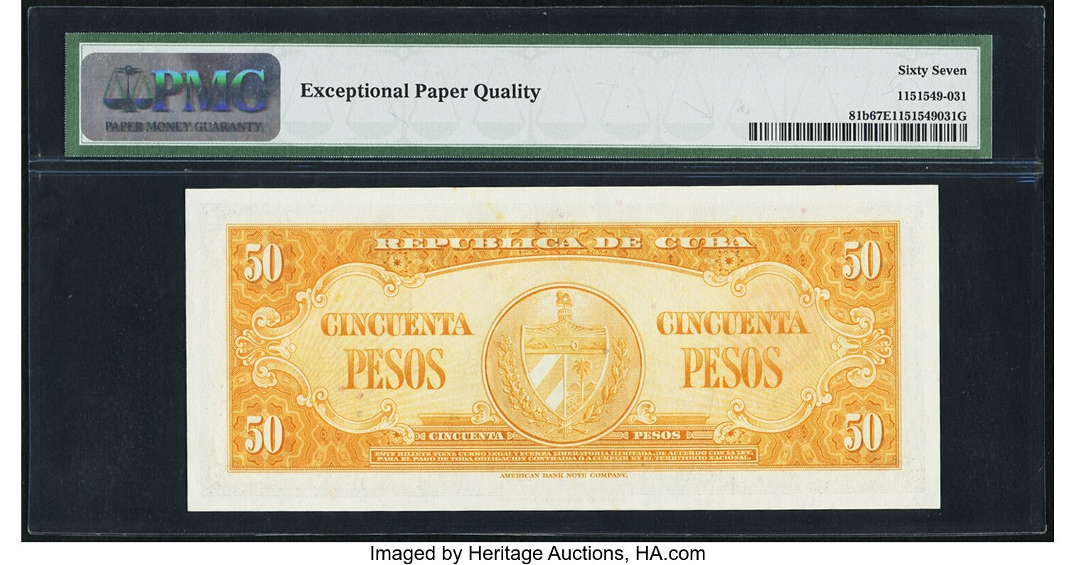 image for: Cuba  50 pesos (B805cs3)