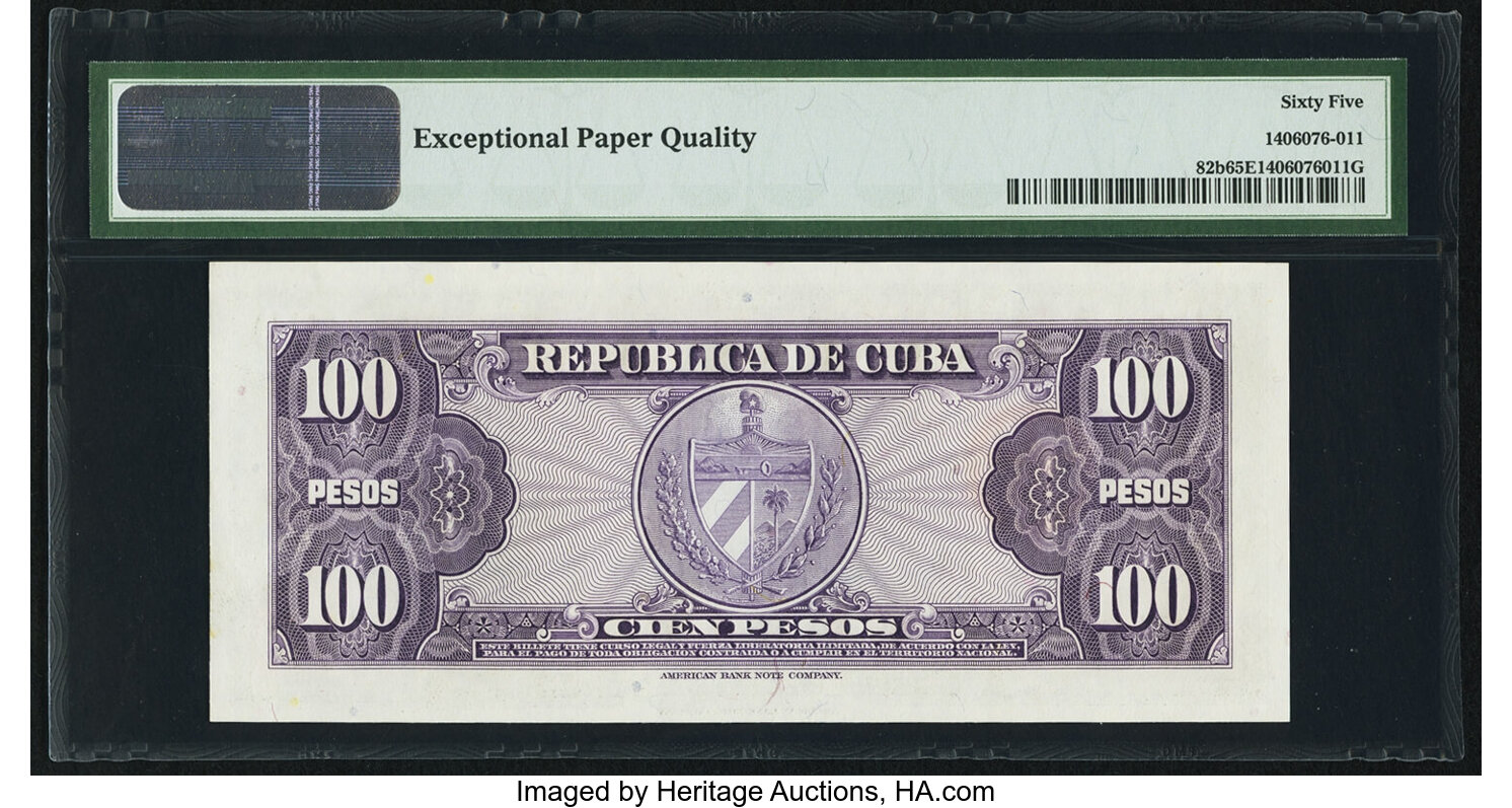 image for: Cuba  100 pesos (B806as)