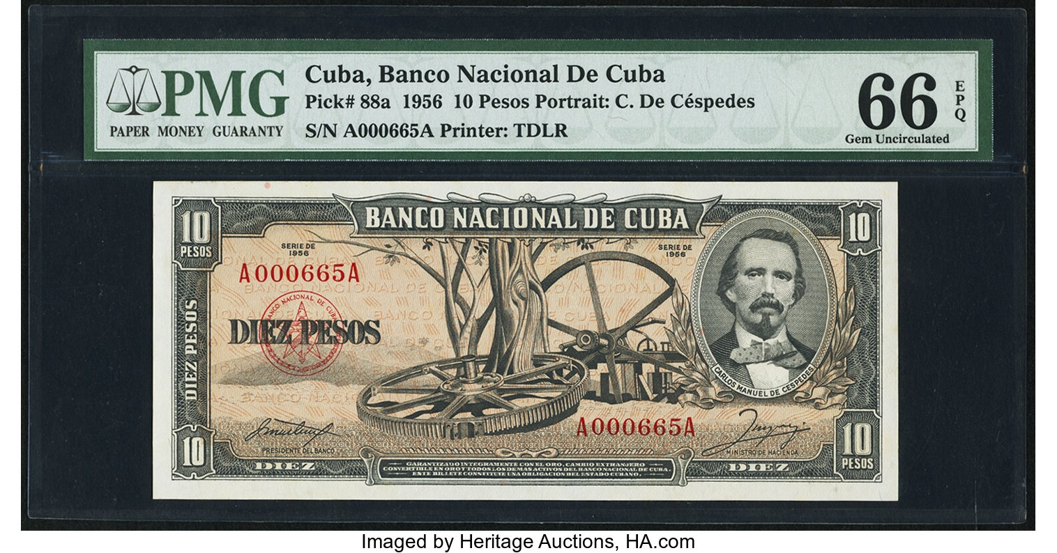 image for: Cuba  10 pesos (B812c)