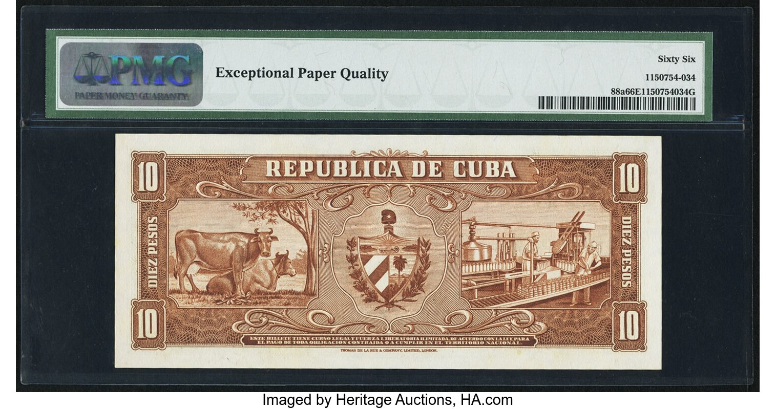 image for: Cuba  10 pesos (B812as2)