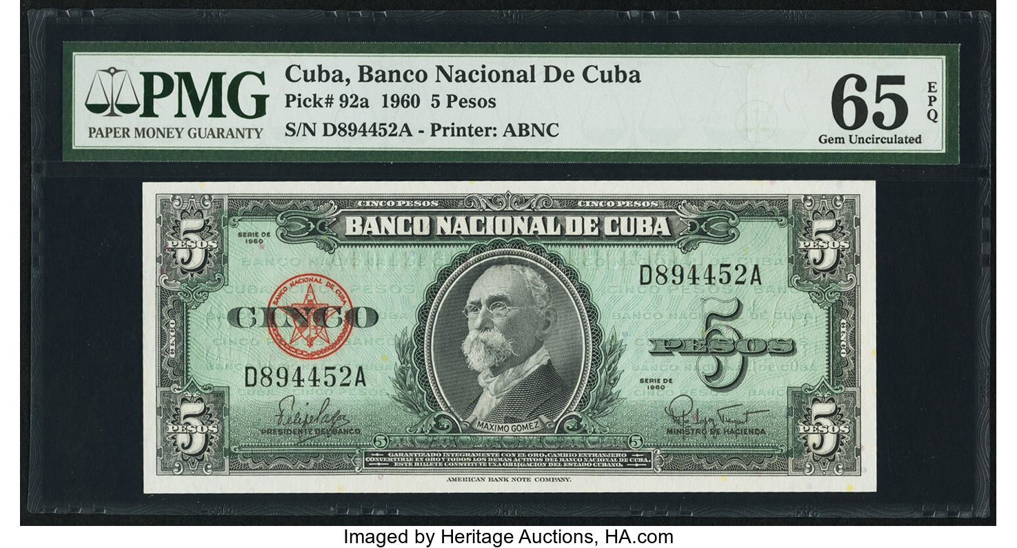 image for: Cuba  5 pesos (B815as2)