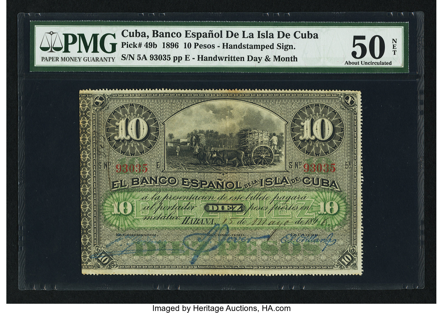 image for: Cuba  10 pesos fuertes (B307a)