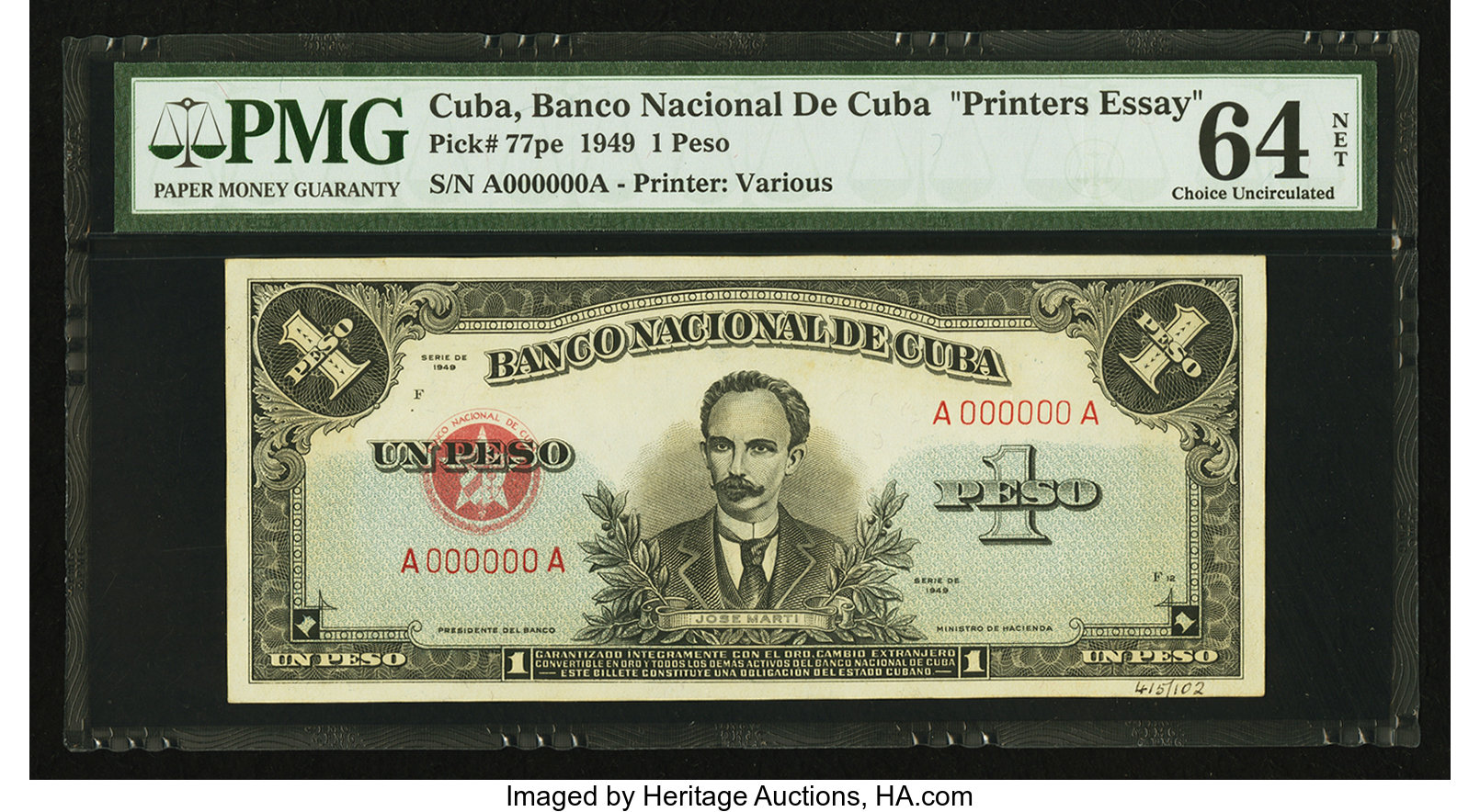 image for: Cuba  1 peso (B801b)