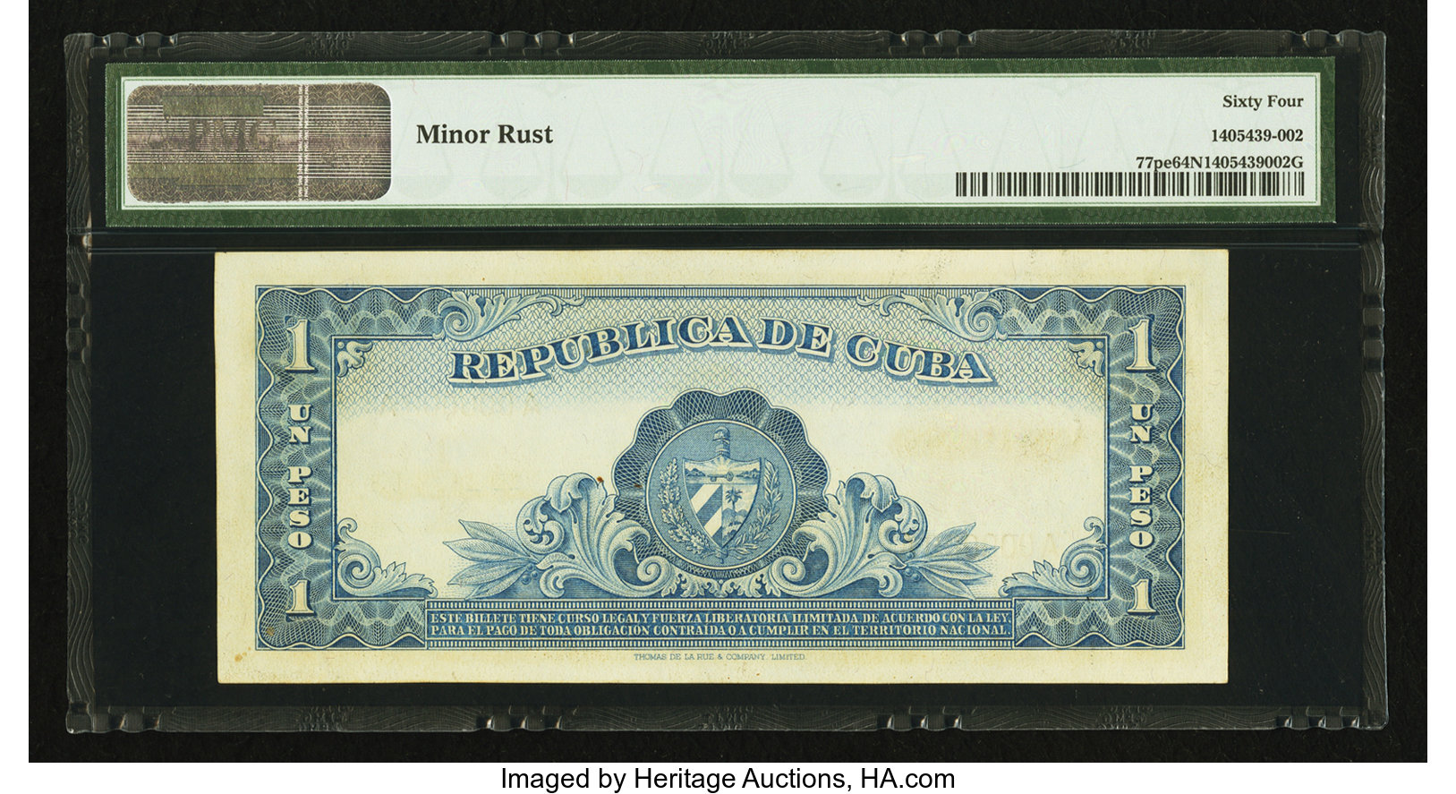 image for: Cuba  1 peso (B801as)