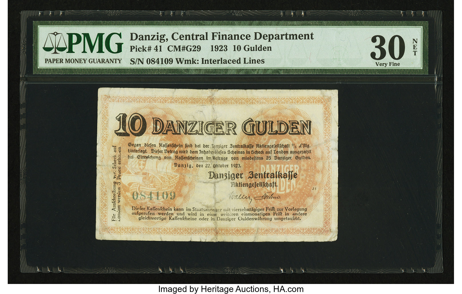 image for: Danzig  10 gulden(B310a)