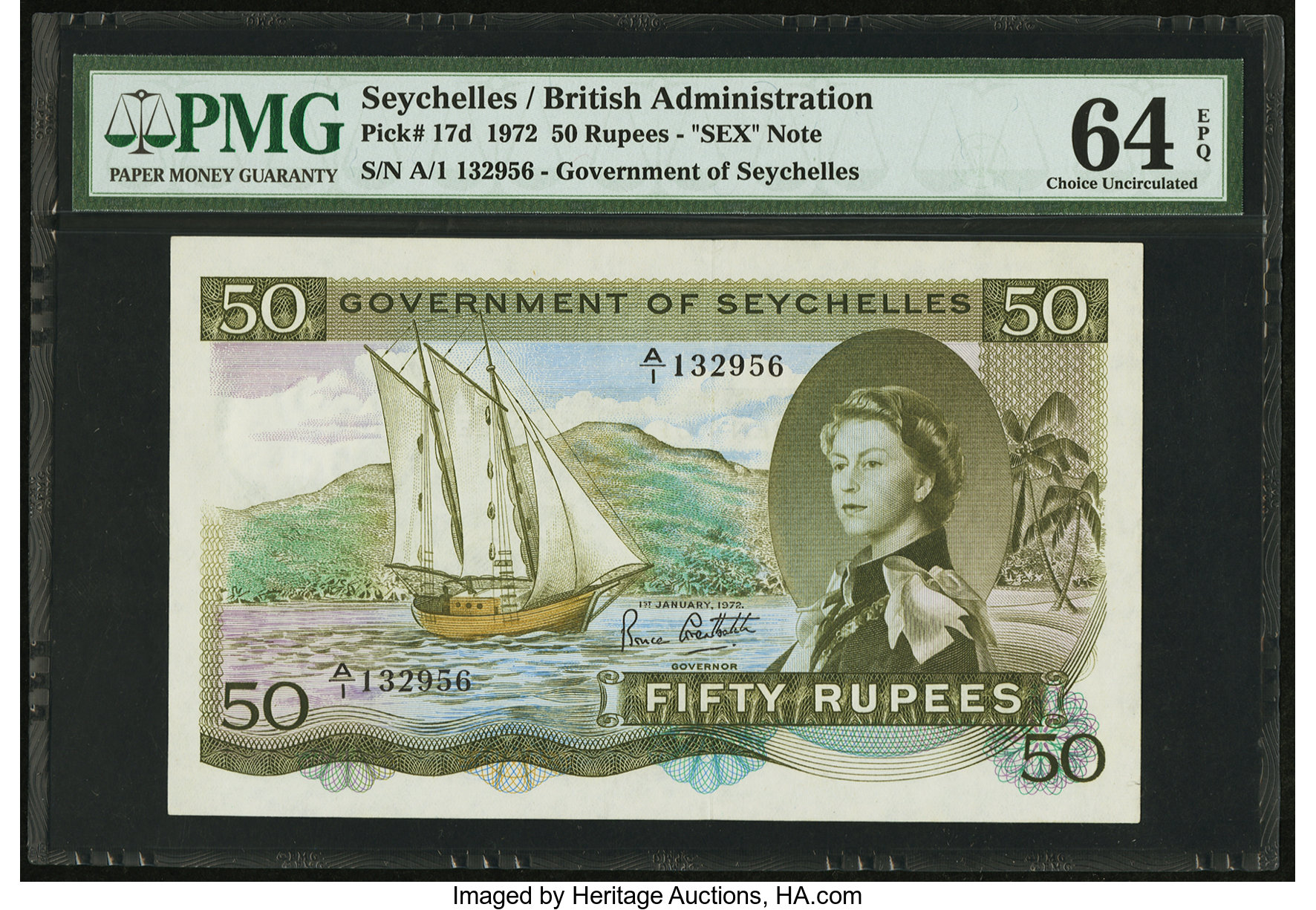 image for: Seychelles  50 rupees (B124e)