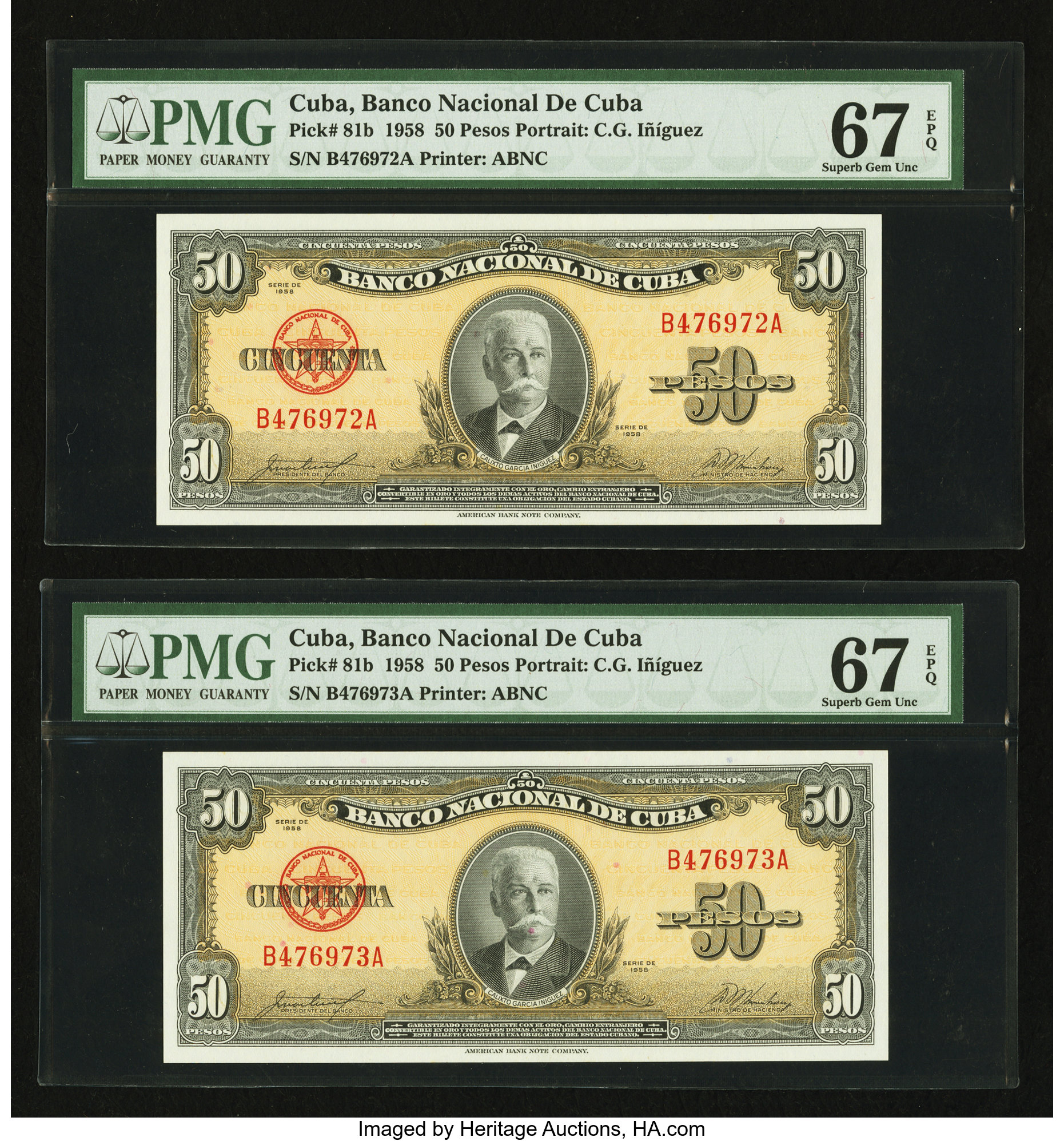 image for: Cuba  50 pesos (B805cs1)