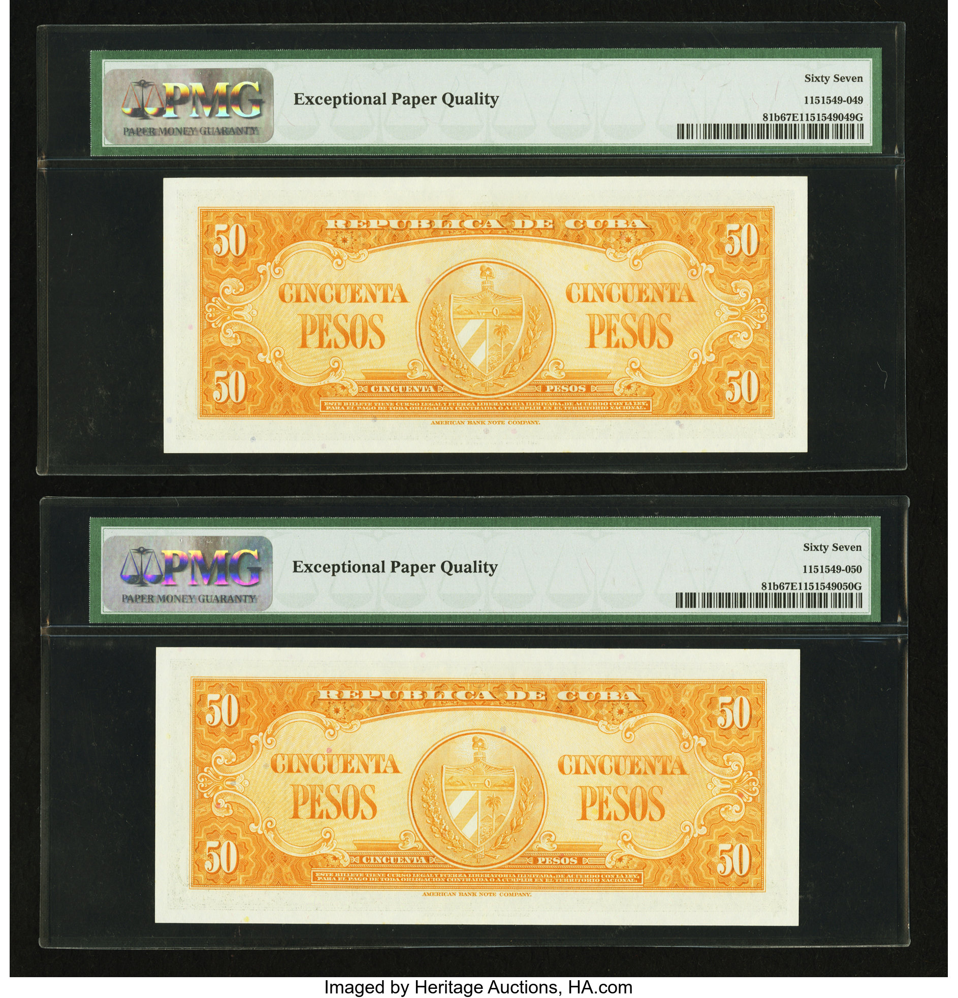 image for: Cuba  50 pesos (B805bs1)