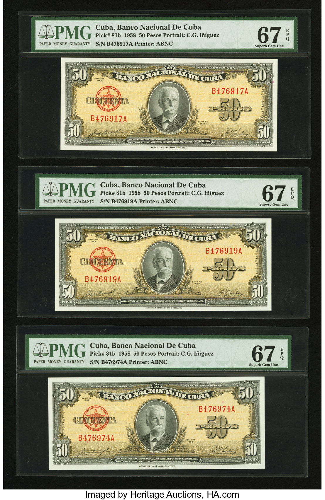 image for: Cuba  50 pesos (B805bs1)
