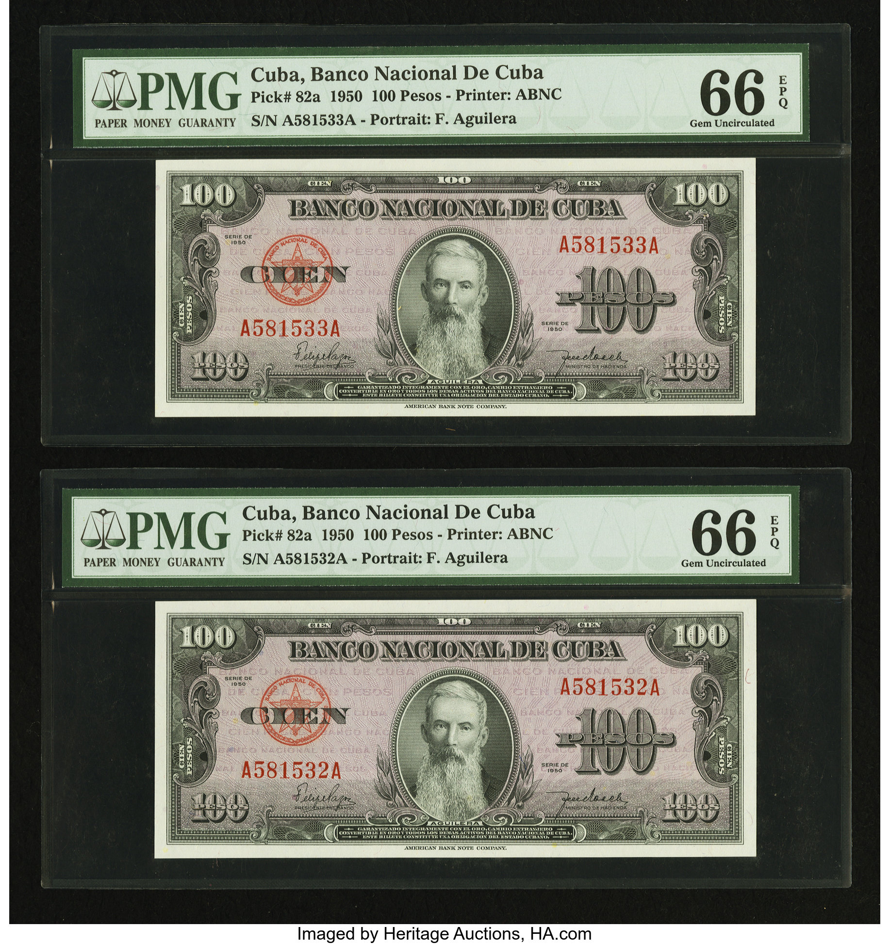 image for: Cuba  100 pesos (B806bs)