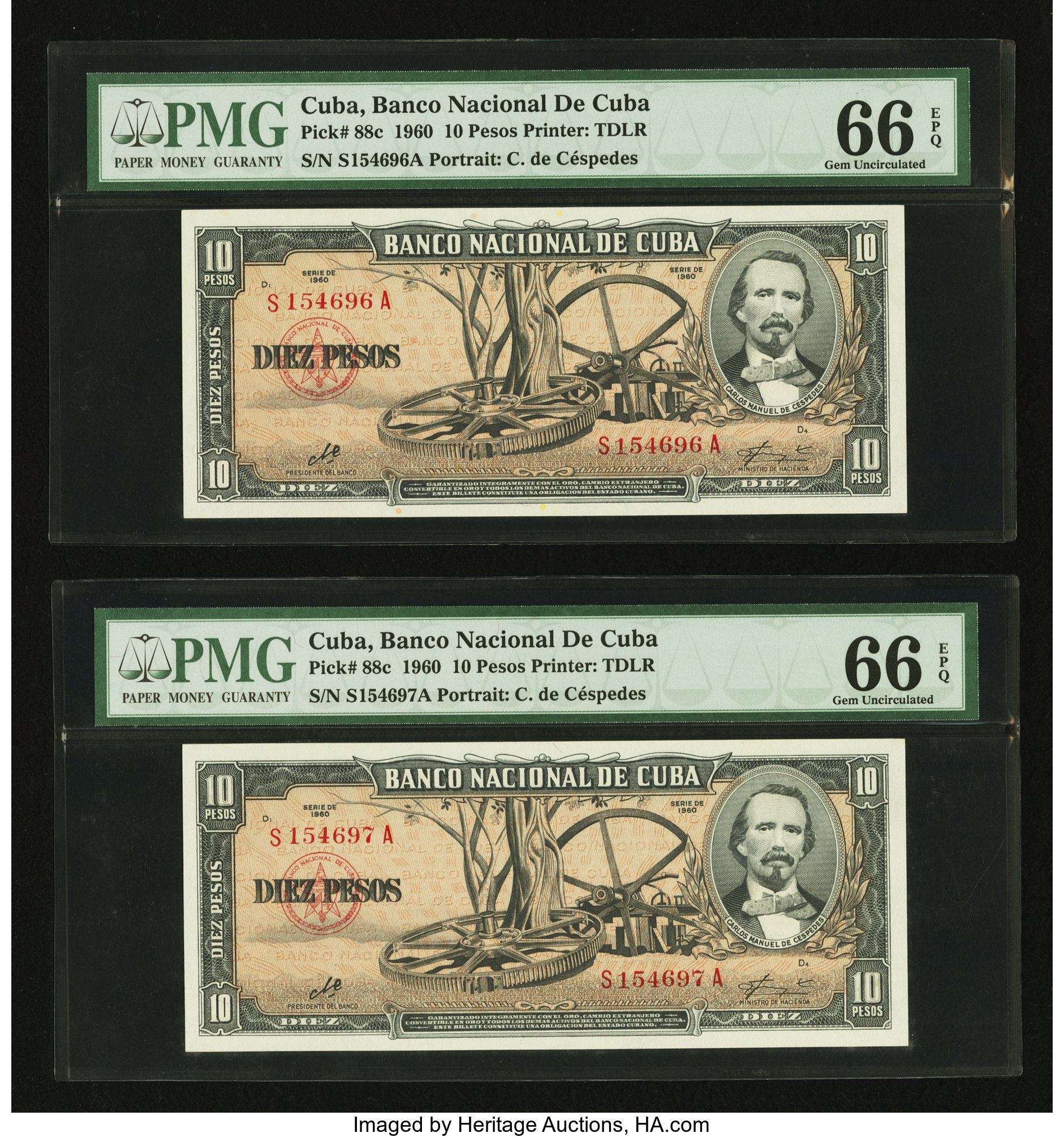 image for: Cuba  10 pesos (B812cs)