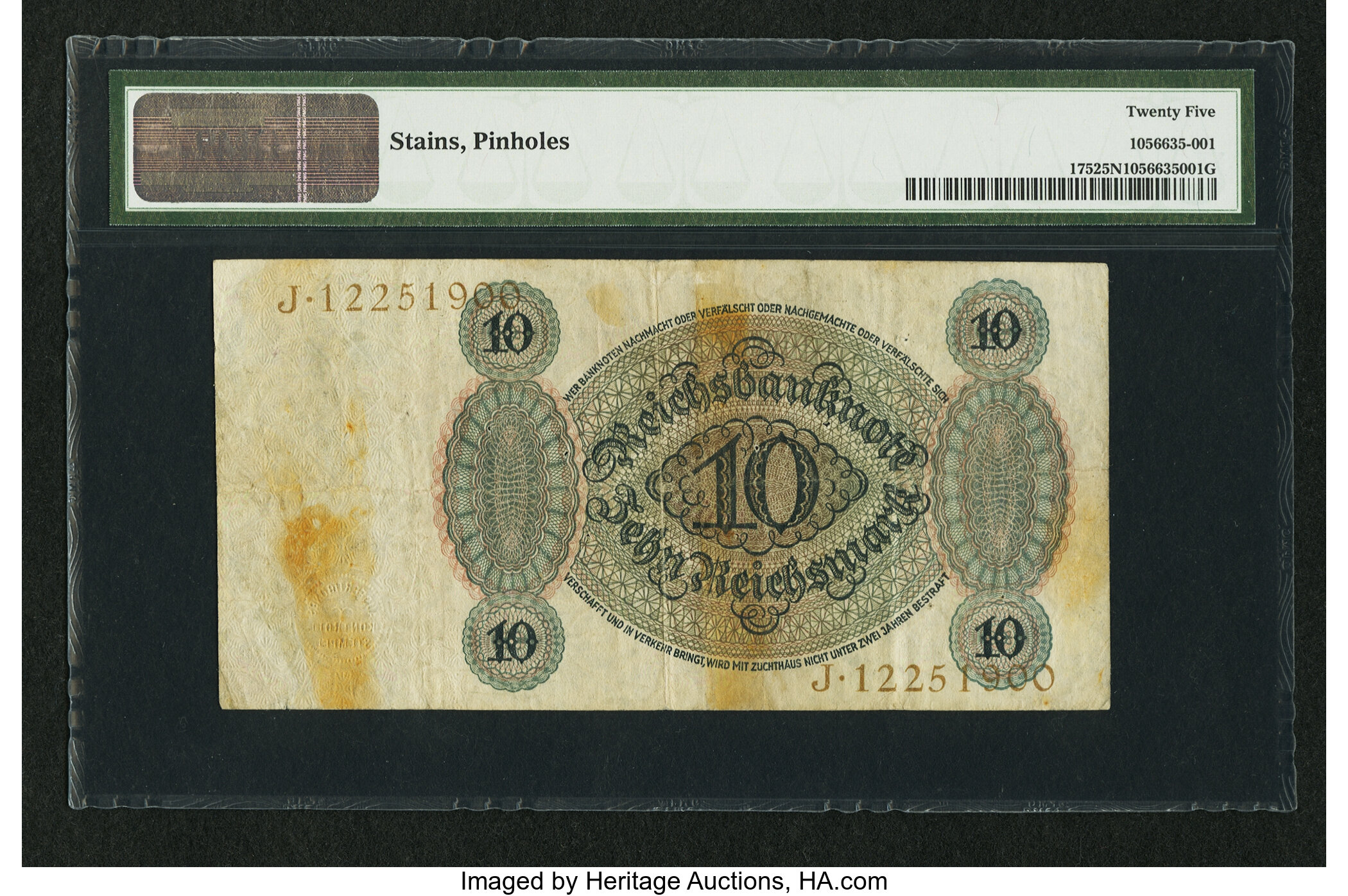 image for: Germany  10 reichsmark (B313a5)