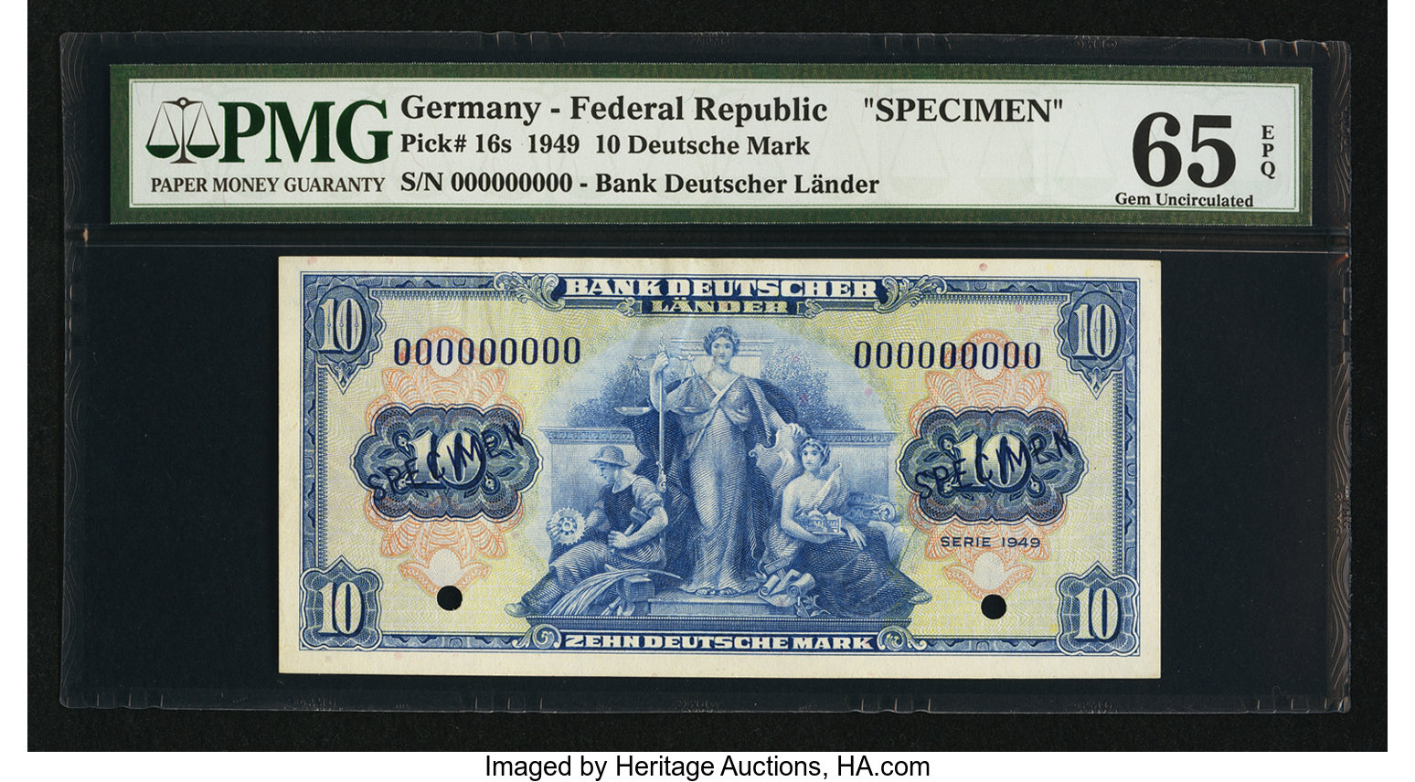 image for: Germany, Federal Republic of  10 deutsche mark (B116as2)