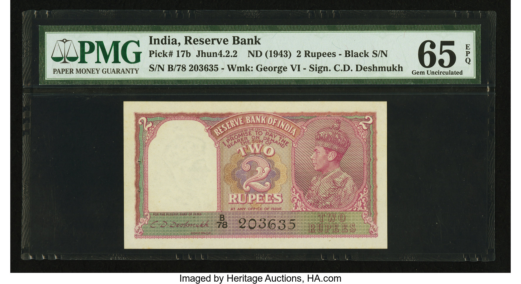 image for: India  2 rupees (B201a)