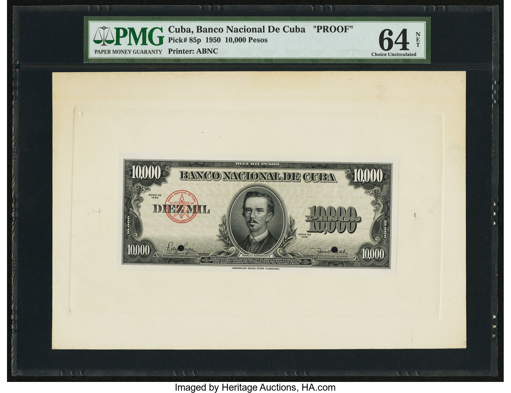 image for: Cuba  10,000 pesos (B809a)