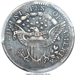 image for: 1801 H10C V-2, LM-2, R.4, XF40 PCGS....