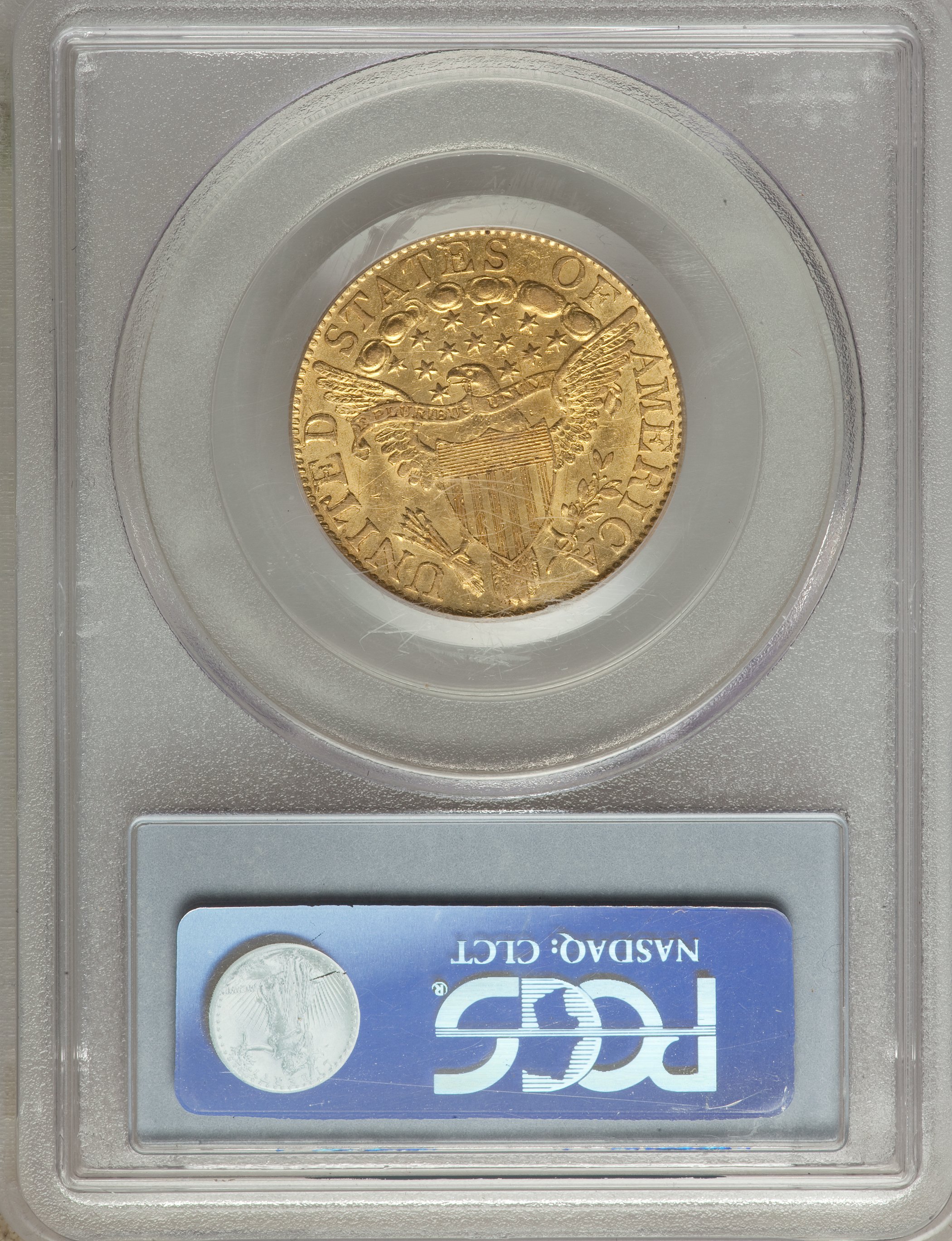 image for: 1803/2 $5 BD-4, R.4, AU58 PCGS....