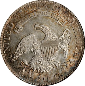 image for: 1821 Capped Bust Half Dollar. O-104a. AU-55 (ANACS). OH.