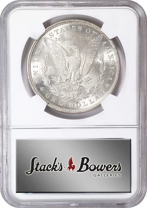 image for: 1888 Morgan Silver Dollar. VAM-16A. Hot 50 Variety. Doubled Die Reverse, Wreath & Gouge. MS-64 (NGC). CAC.