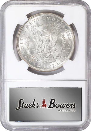 image for: 1888 Morgan Silver Dollar. VAM-16A. Hot 50 Variety. Doubled Die Reverse, Wreath & Gouge. MS-64 (NGC).