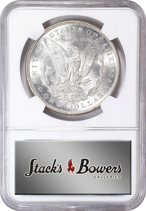 image for: 1888 Morgan Silver Dollar. VAM-16A. Hot 50 Variety. Doubled Die Reverse, Wreath & Gouge. MS-64 (NGC).