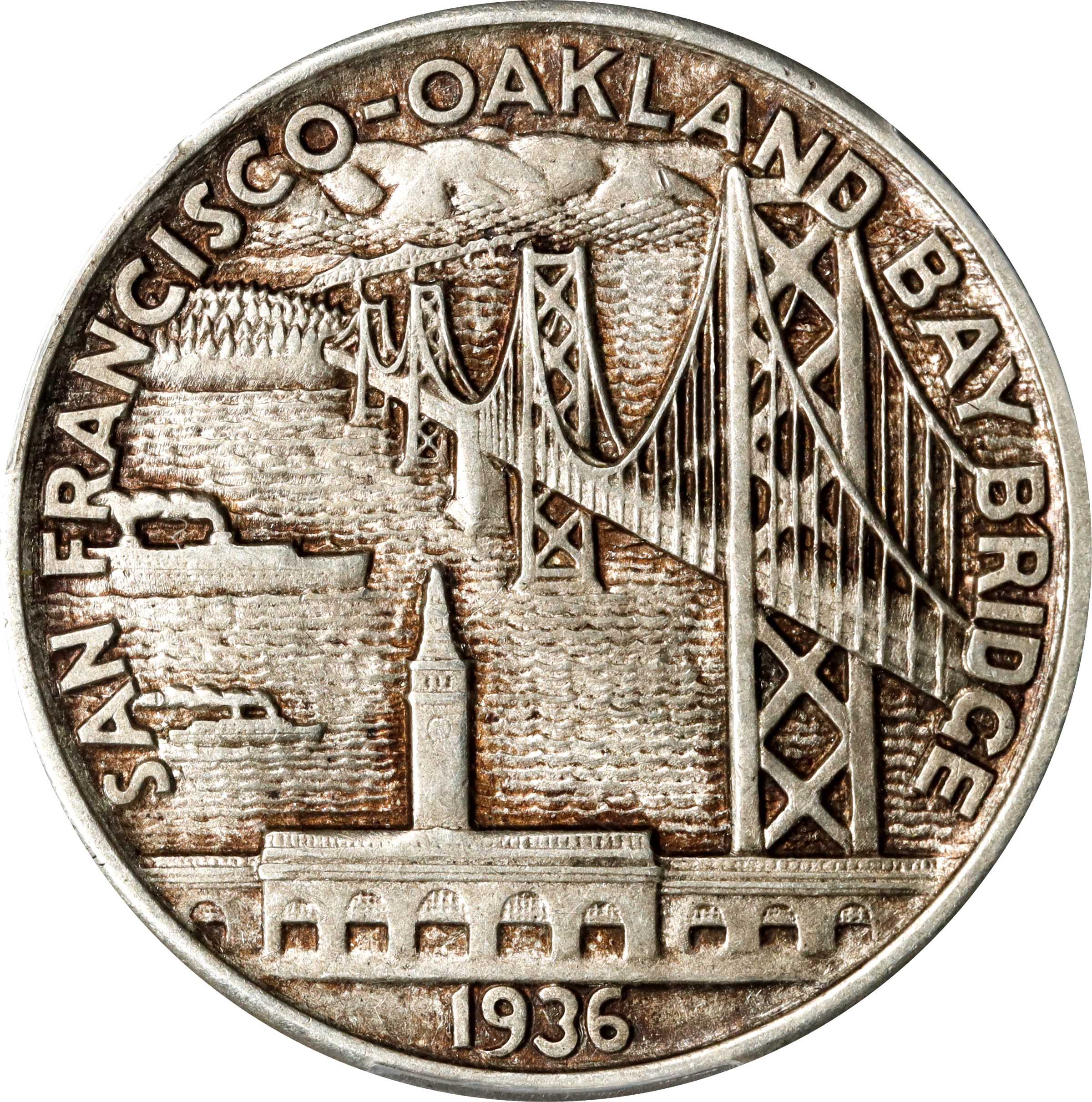 1936-S 50c Bay Bridge XF40 thumbnail 4