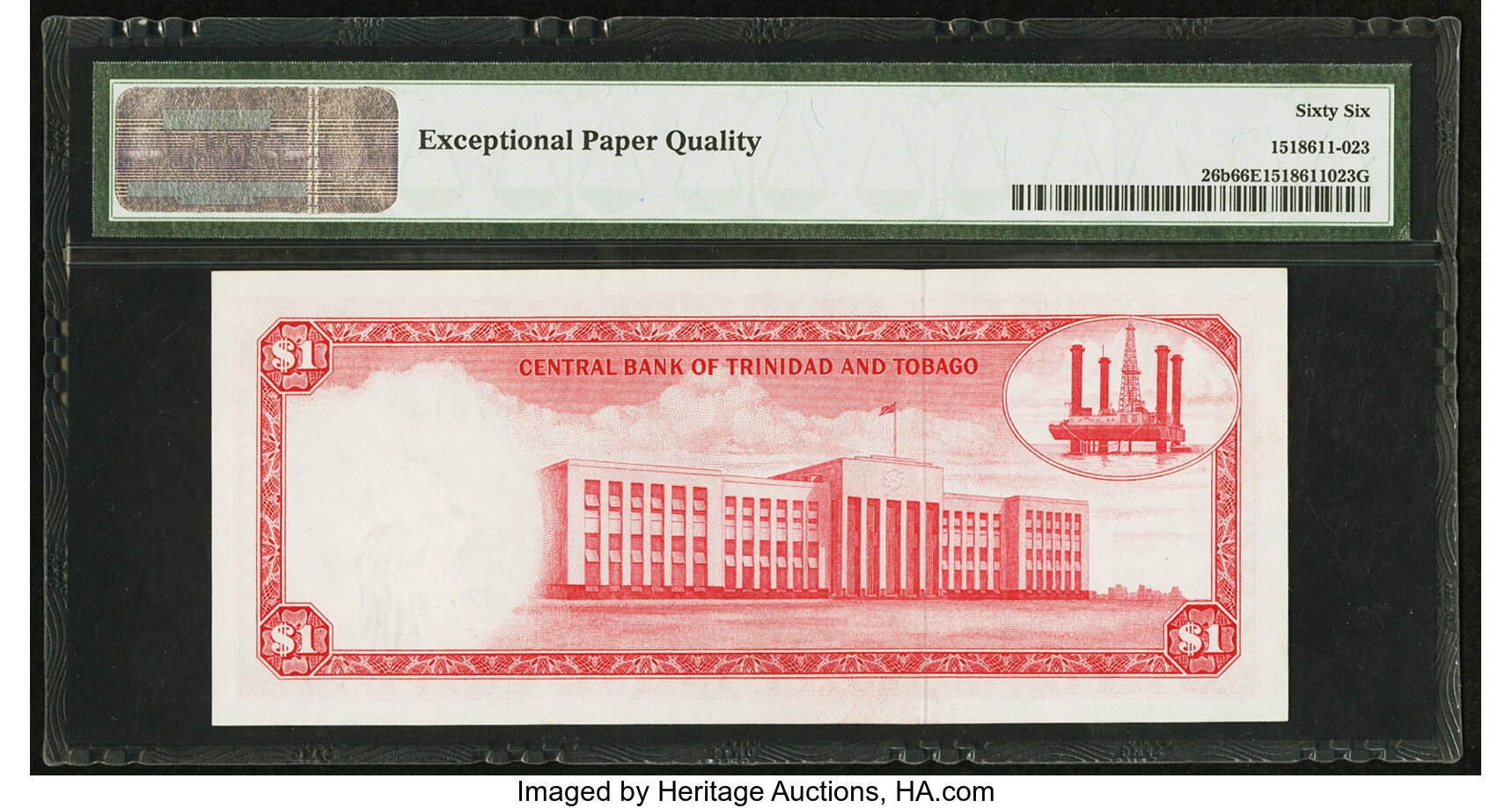 image for: Trinidad and Tobago  1 dollar (B201t)