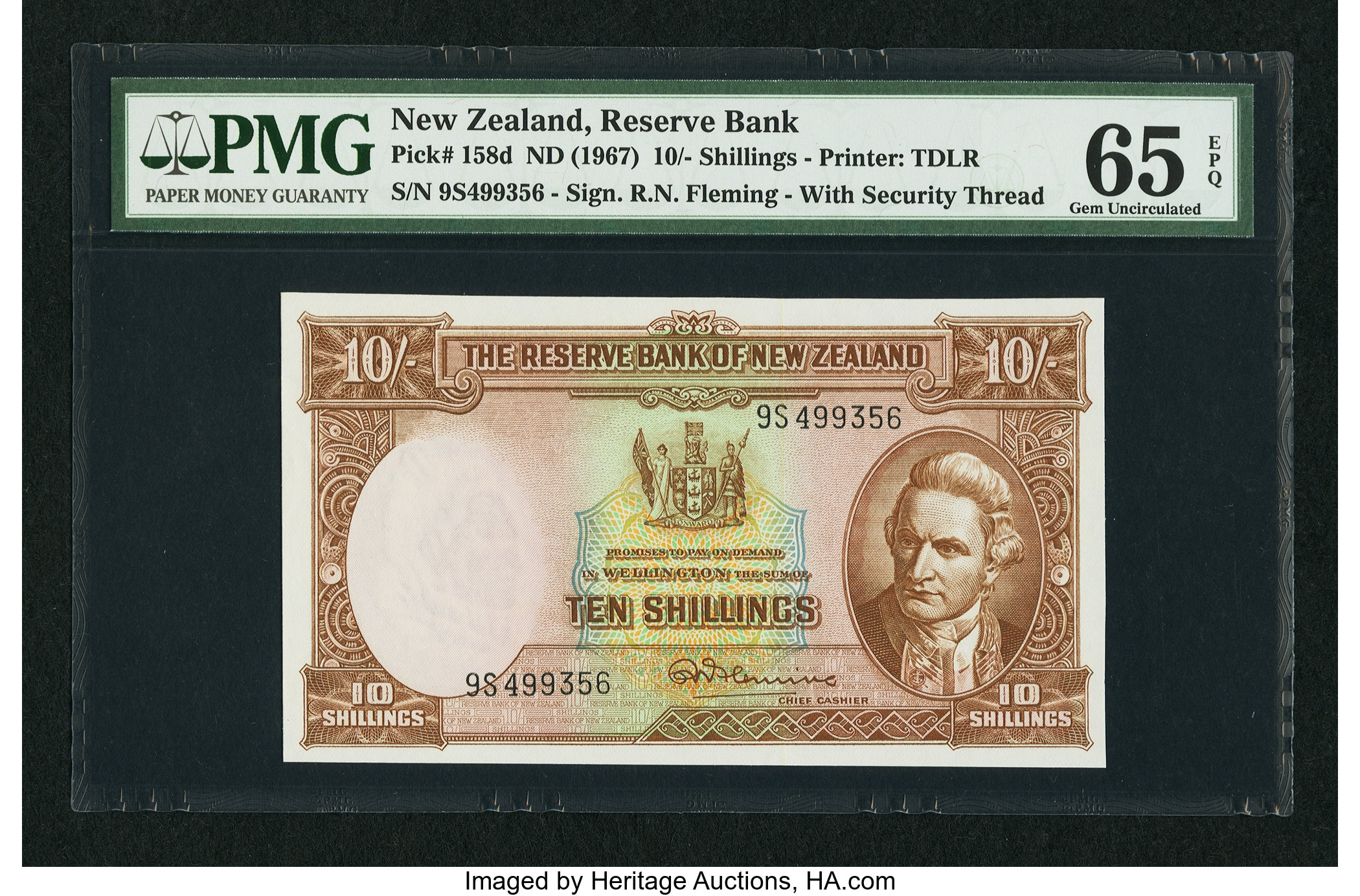 image for: New Zealand  10 shillings (B105h)