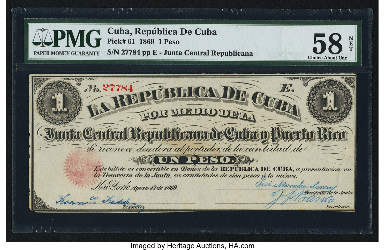 image for: Cuba  1 peso(B601a)