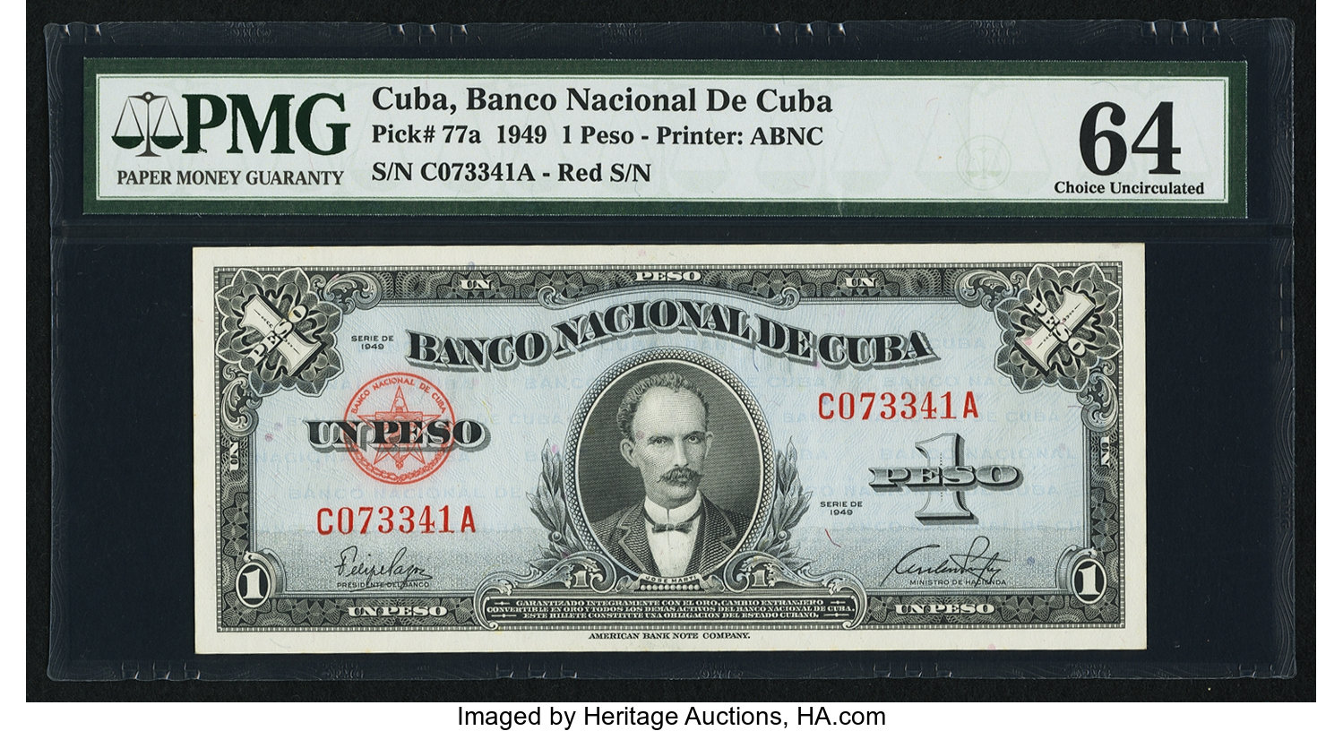 image for: Cuba  1 peso (B801a)