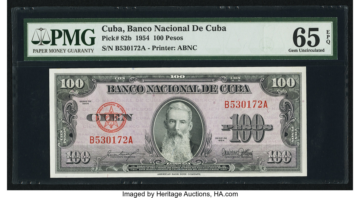 image for: Cuba  100 pesos (B806a)
