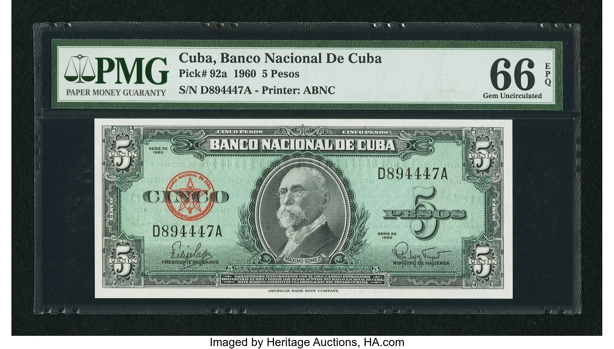 image for: Cuba  5 pesos (B815as2)