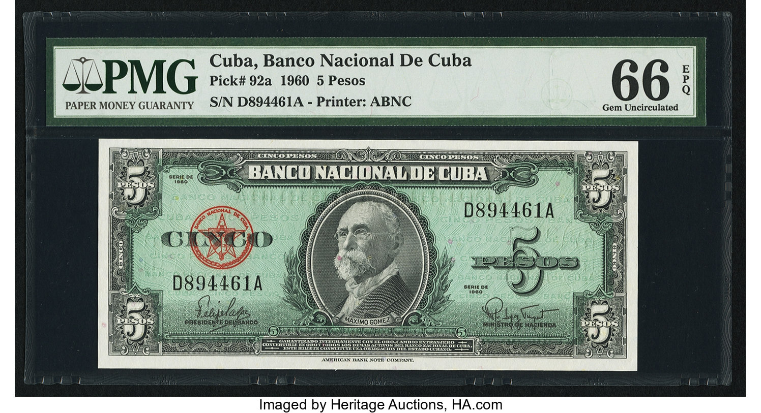 image for: Cuba  5 pesos (B815as2)