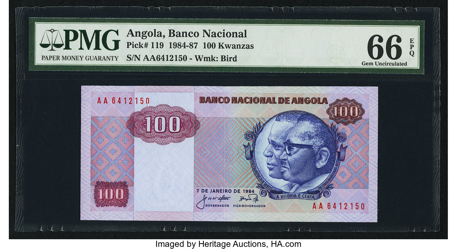 image for: Angola  100 kwanzas(B511a)