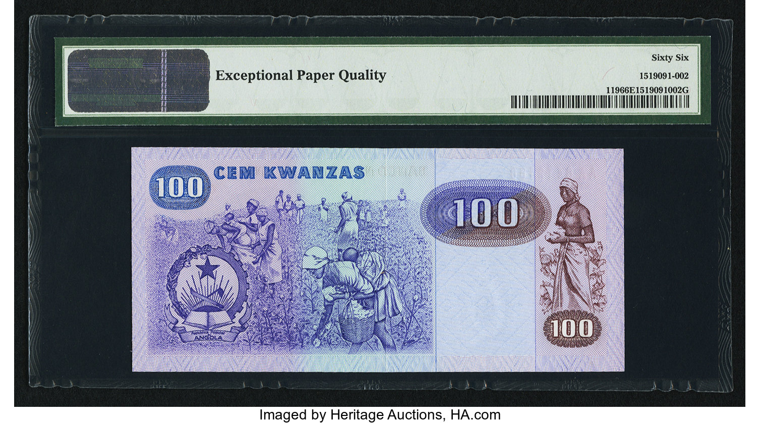 image for: Angola  100 kwanzas(B511b)