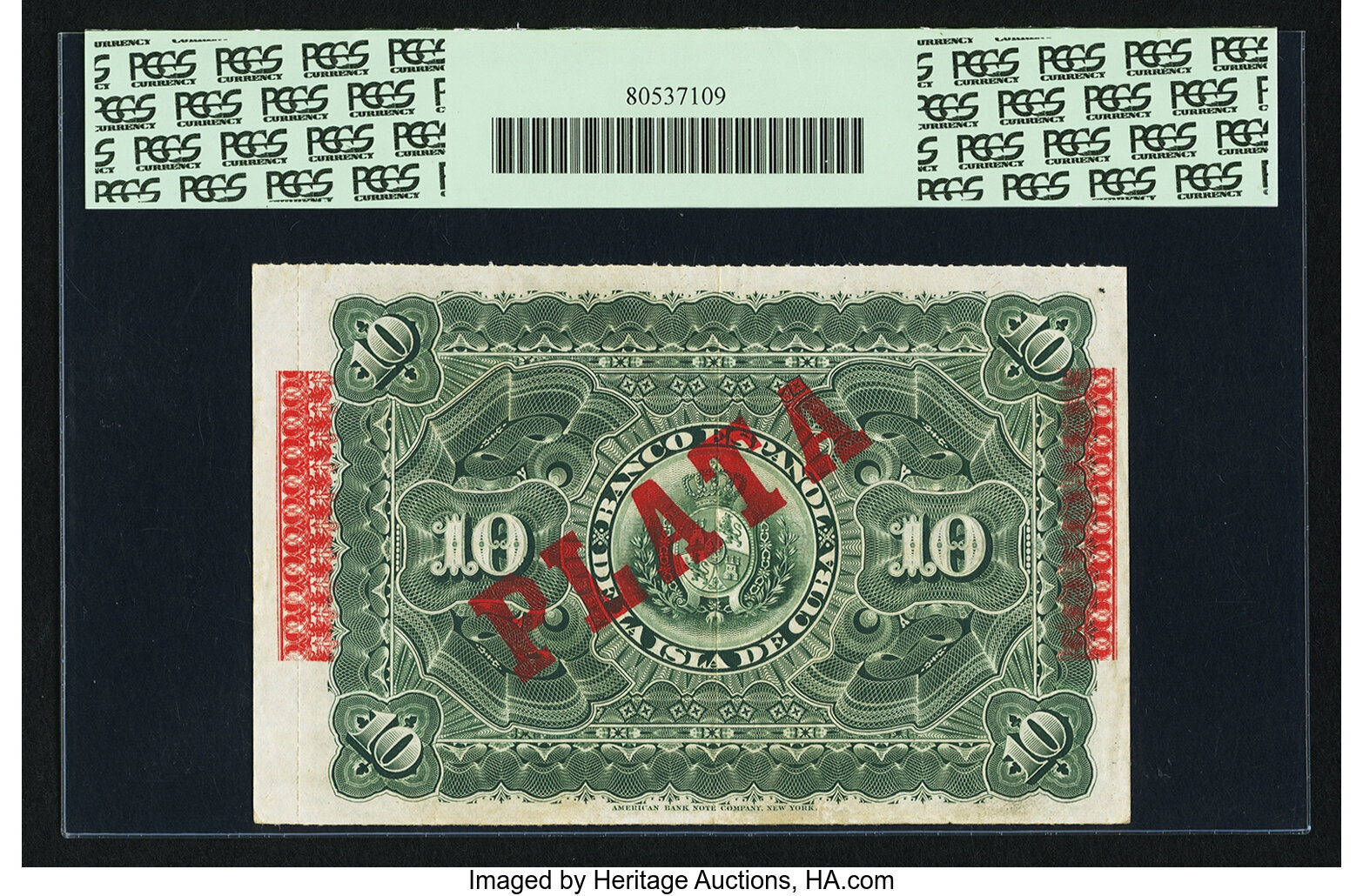 image for: Cuba  10 pesos fuertes (B307c)