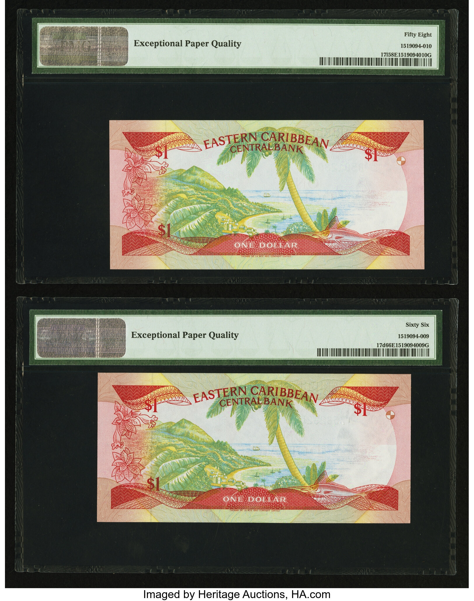 image for: East Caribbean States  1 dollar (B201a)