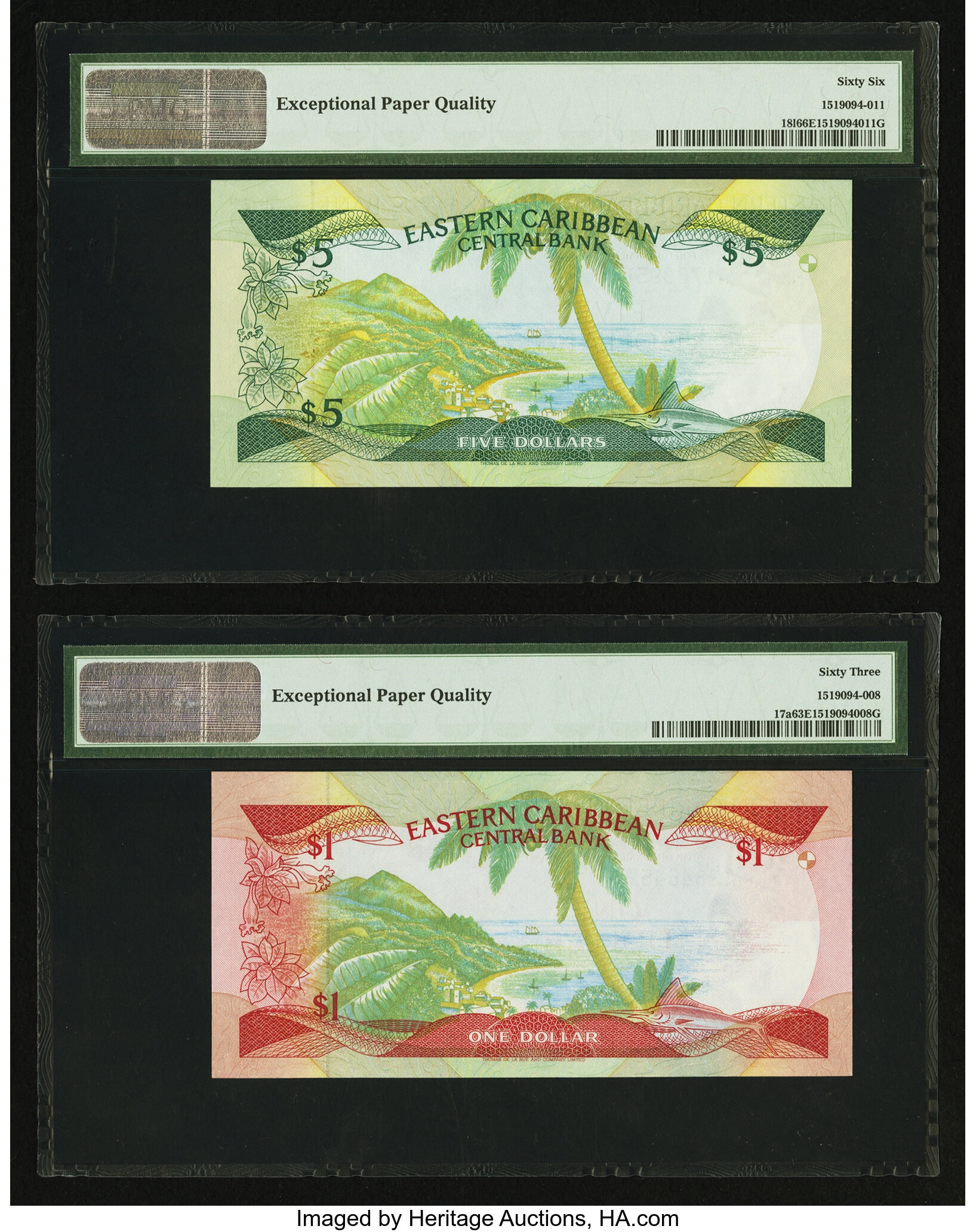 image for: East Caribbean States  1 dollar (B201a)