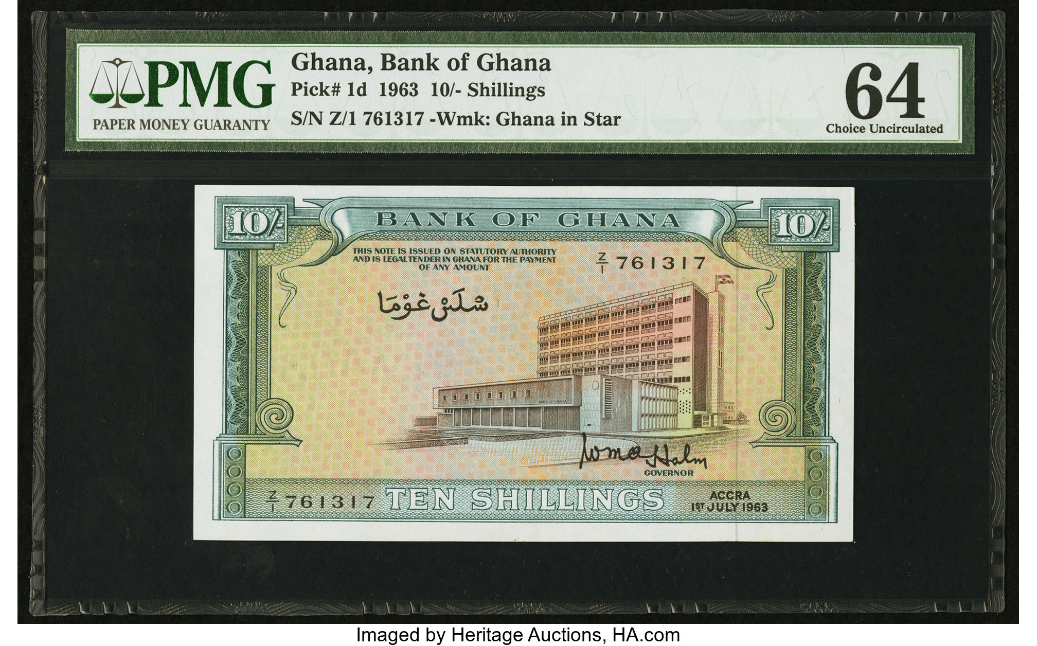 image for: Ghana  10 shillings (B101as4)