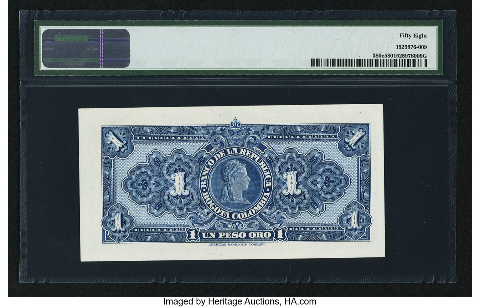 image for: Colombia  1 peso oro(B922fs)