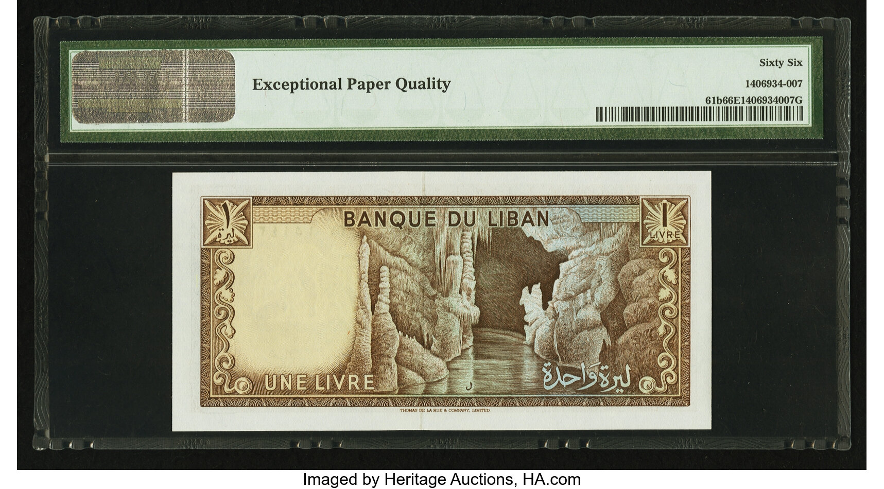 image for: Lebanon  1 livre (B501g)