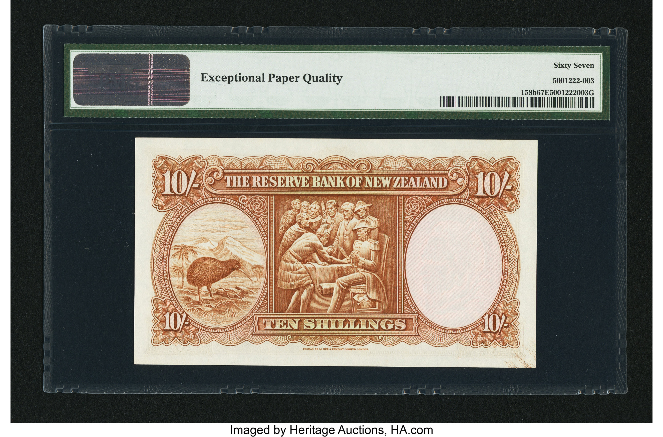 image for: New Zealand  10 shillings (B105e)